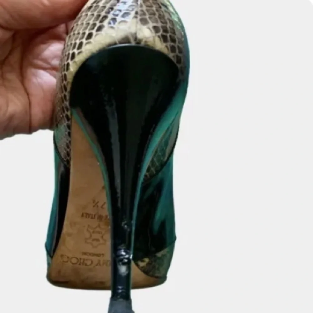 Jimmy Choo snakeskin pumps